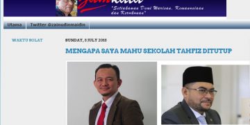 ASYRAF WAJDI: PERKASA SEKOLAH TAHFIZ, BUKAN TUTUP