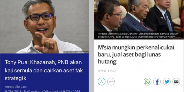 ALASAN HUTANG RM1 TRILION UNTUK JUAL ASET NEGARA DAN TAMBAH CUKAI