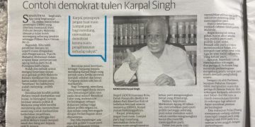 KARPAL DEMOKRAT TULEN YANG MENINGGIKAN PERLEMBAGAAN?