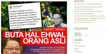 LIM KIT SIANG BUTA HAL EHWAL ORANG ASLI