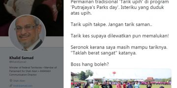 TROLL HAMBAR KHALID SAMAD MENGUNDANG JENAKA