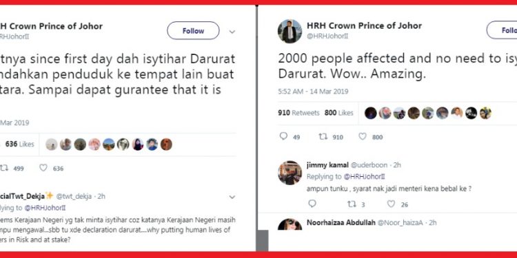 TMJ SENDIRI HAIRAN KENAPA BELUM DIISYTIHAR DARURAT?