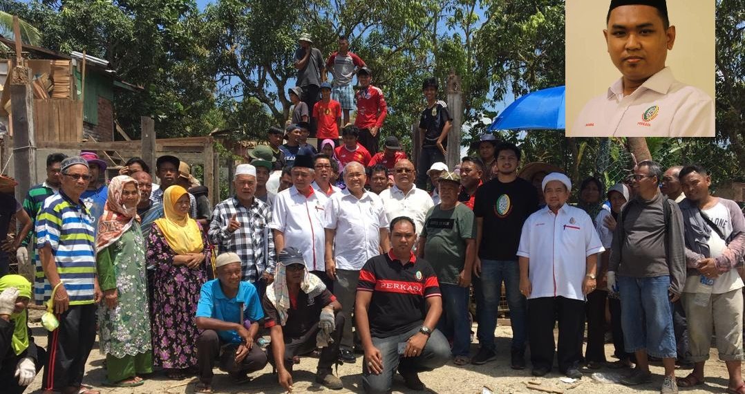 PERKASA SIMPATI 23 KELUARGA, RUMAH DIARAH ROBOH DI TINOSA, SABAH
