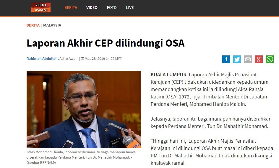 APA PERANAN CEP SEBENARNYA?