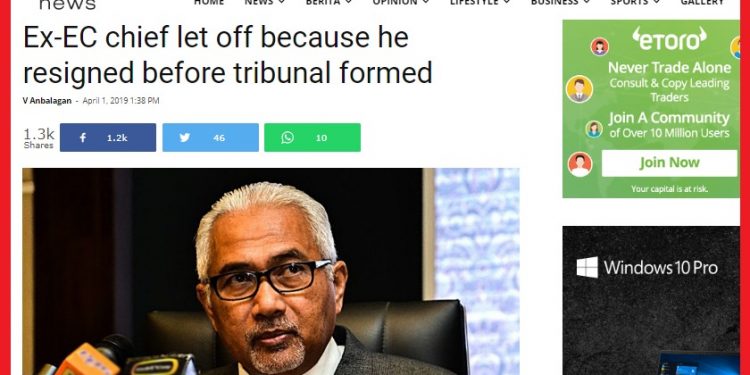 TOMMY THOMAS BERBOHONG DI HADAPAN PANEL HAKIM TRIBUNAL SPR