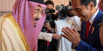 RAJA SALMAN MENERIMA KUNJUNGAN JOKOWI DI RIYADH