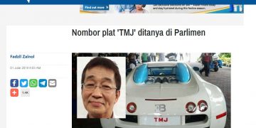 PUTRA MENYELAR TINDAKAN BIADAP AHLI PARLIMEN LABIS BERHUBUNG ISU NOMBOR PLAT DIRAJA