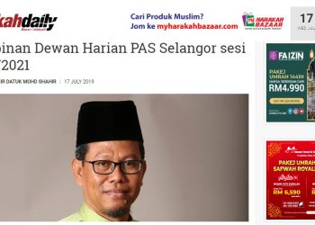 KENYATAAN MEDIA PAS NEGERI SELANGOR