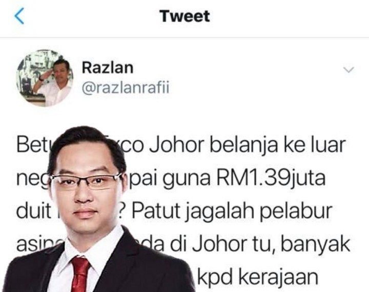 Exco Johor Belanja Rm1 39 Juta Ke Luar Negara Editor Malaysia