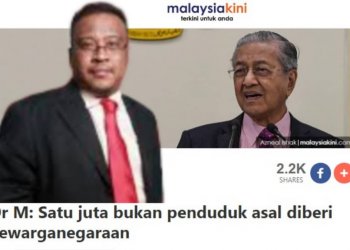 TARAF WARGANEGARA 1.74 JUTA PENDATANG TIDAK SAH DAN TERBATAL – BUZZE AZAM