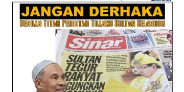 JANGAN DERHAKA DENGAN TITAH PERINTAH SULTAN SELANGOR