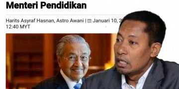 UMMAH YAKIN PELANTIKAN TUN MAHATHIR PACU PENDIDIKAN NEGARA