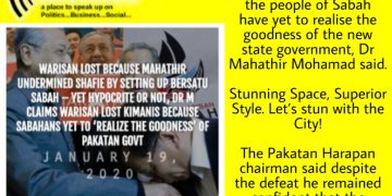 APA MAHATHIR KATA MENGENAI KEKALAHAN PARTI WARISAN DI KIMANIS, SABAH