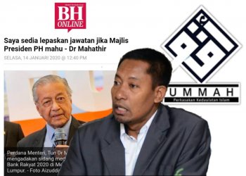 UMMAH SOKONG TUN MAHATHIR KEKAL SEBAGAI PERDANA MENTERI