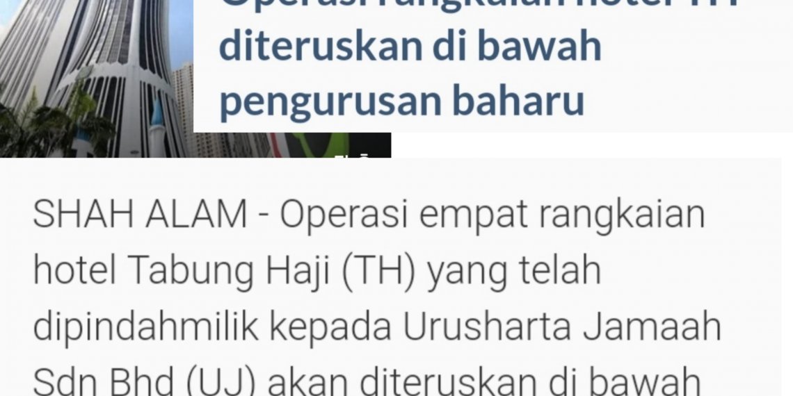 ISU PENJUALAN 4 HOTEL TH: KERANA KITA MENCINTAI DUNIA