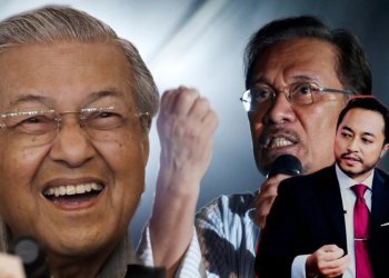 CADANG AHLI PARLIMEN MENGADAP YDP AGONG NYATAKAN SOKONGAN KEPADA MAHATHIR ATAU ANWAR