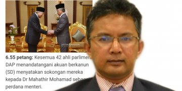 SOKONGAN KUAT TERBARU AMANAH DAN DAP KEPADA TUN MAHATHIR: LAWAK JENAKA, HIPOKRASI ATAU DESPERADO?