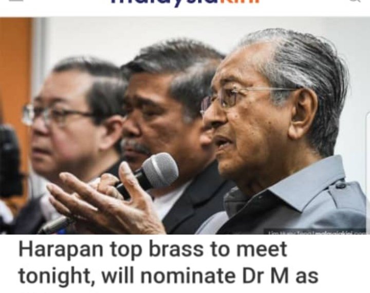 PAKATAN HARAPAN ADAKAN MESYUARAT TERGEMPAR MALAM INI