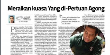 MERAIKAN KUASA YANG DI-PERTUAN AGONG