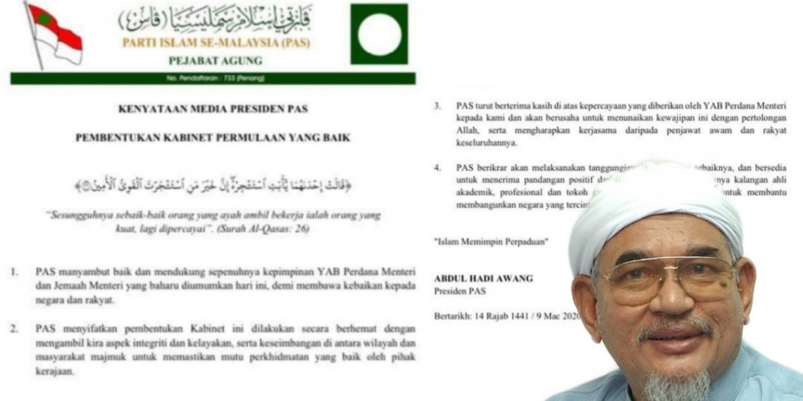 PEMBENTUKAN KABINET PERMULAAN YANG BAIK