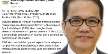 KEPERLUAN MENYEMAK KEPUTUSAN SSM MENGHENTIKAN PERKHIDMATAN ATAS TALIAN