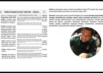 KRITIK KERANA MAHU PERINTAH KAWALAN PERGERAKAN BERJAYA DILAKSANAKAN