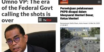 KHALED NORDIN KATA – ERA KERAJAAN NEGERI DENGAR CAKAP KERAJAAN PERSEKUTUAN SUDAH BERAKHIR