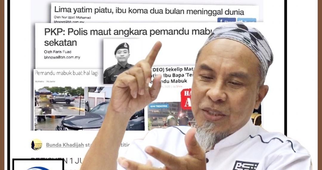 HUKUMAN BERAT DAN TEGAS KEPADA PEMANDU MABUK, TERLEBIH LAGI YANG MENYEBABKAN KEMATIAN