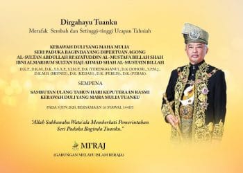 IKRAR TAAT SETIA MENJUNJUNG KASIH KDYMM SERI PADUKA BAGINDA YANG DI-PERTUAN AGONG KE-16
