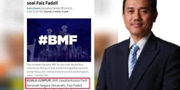 RESPONS TERHADAP DAKWAAN KEMPEN BMF DITAJA OLEH PARTI POLITIK