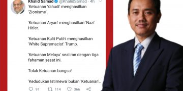 KENAPA KHALID SAMAD TUDUH KETUANAN MELAYU SEPERTI FAHAMAN ZIONIS, NAZI DAN WHITE SUPREMACY?