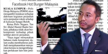 PIHAK BERKUASA DAN WAKIL RAKYAT PERLU BERTANGGUNGJAWAB ‘BERSIHKAN’ SUNGAI BULOH DARIPADA KEGIATAN JUDI HARAM