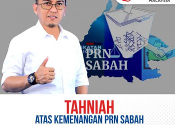 TAHNIAH ATAS KEMENANGAN PRN SABAH