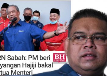 TINDAKAN MEMBERI KERUSI KEPADA BERSATU DI SABAH BAKAL MENGUNDANG BENCANA