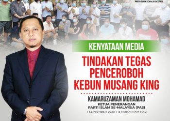 GESA TINDAKAN TEGAS TERHADAP PENCEROBOH KEBUN MUSANG KING