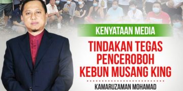 GESA TINDAKAN TEGAS TERHADAP PENCEROBOH KEBUN MUSANG KING