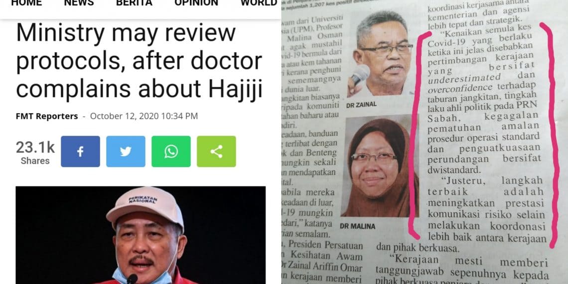 KERAJAAN ‘UNDER ESTIMATE’, ‘OVER CONFIDENT’ TANGANI COVID-19 , WAJAR ‘ROTAN’ PEMIMPIN ENGKAR SOP