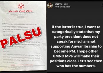 KENAPA SURAT SOKONG ANWAR DITANDATANGANI ZAHID, NAJIB ADALAH PALSU?