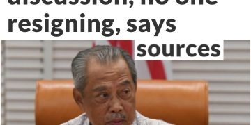 MENTERI BERKUMPUL DI RUMAH MUHYIDDIN, TIADA YANG MELETAKKAN JAWATAN