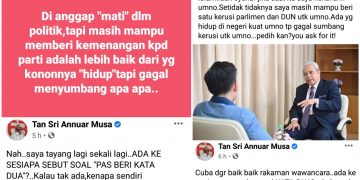 SINDIR NUR JAZLAN DAN ASYRAF WAJDI, ANNUAR MUSA SEMAKIN ANGKUH DAN TIDAK PROFESIONAL?