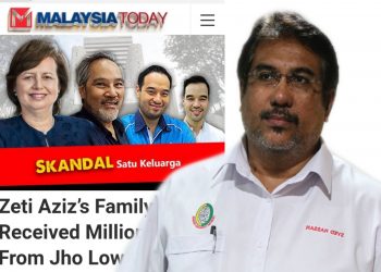 PERKASA GESA SIASAT SEGERA TUDUHAN TERHADAP KELUARGA ZETI AZIZ OLEH MALAYSIA TODAY