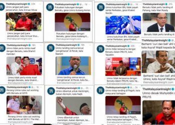 GELOMBANG UMNO TOLAK BERSATU