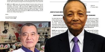 QIAM BANTAH MCA SOKONG AKTIVITI AGUNGKAN KOMUNIS