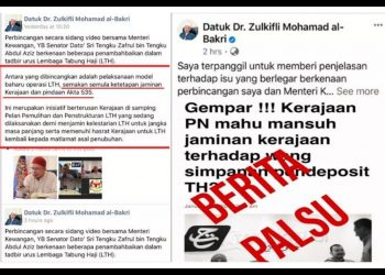 MENTERI AGAMA EDIT ‘POSTING’ FACEBOOK, UMNO DITUDUH SEBAR ‘FAKE NEWS’