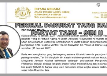 PERIHAL DARURAT YANG HARUS RAKYAT TAHU – SIRI II