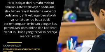 PERMUDAHKAN URUSAN PEMBELAJARAN PdPR MELALUI TELEVISYEN DI RUMAH