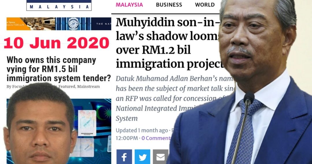 PMO WAJAR PERTAHAN MUHYIDDIN, SEGERA NAFI MENANTU TERLIBAT PROJEK RM1.2 BILION
