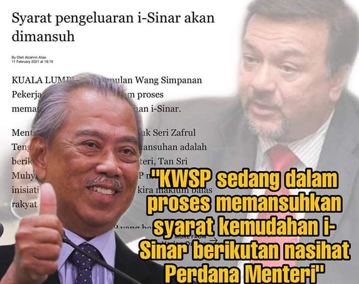 KRONOLOGI DESAKAN MENUNTUT PENGELUARAN I-SINAR TANPA SYARAT