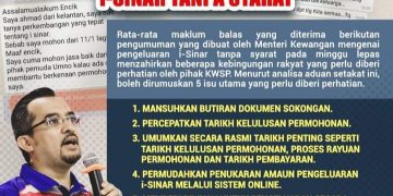 I-SINAR KWSP: 5 ISU UTAMA DIBANGKITKAN RAKYAT