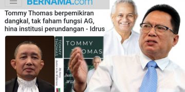 PEGUAM NEGARA KATA TOMMY THOMAS DANGKAL, TUBUH SEGERA RCI